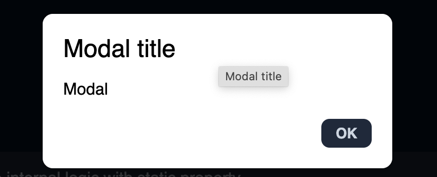 modal